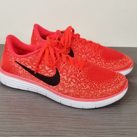 Nike Free Run Distance Running Shoes 827116-600 Orange Womens Size 6.5 US / 37.5 - Picture 3 of 12